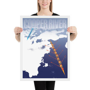 Cooper River – Women's Eights – Framed