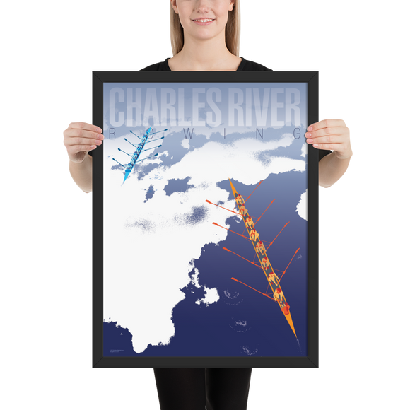 Charles River – Women's Eights – Framed