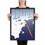 Boston – Women's Eights – Framed